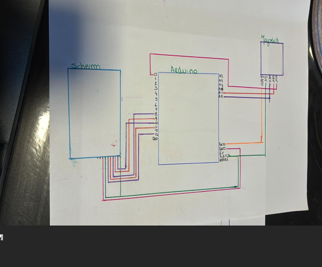 Schakeling op breadboard