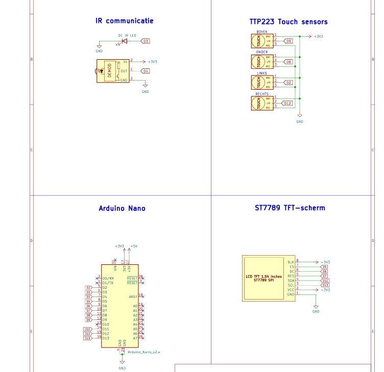 KiCad Aansluitschema