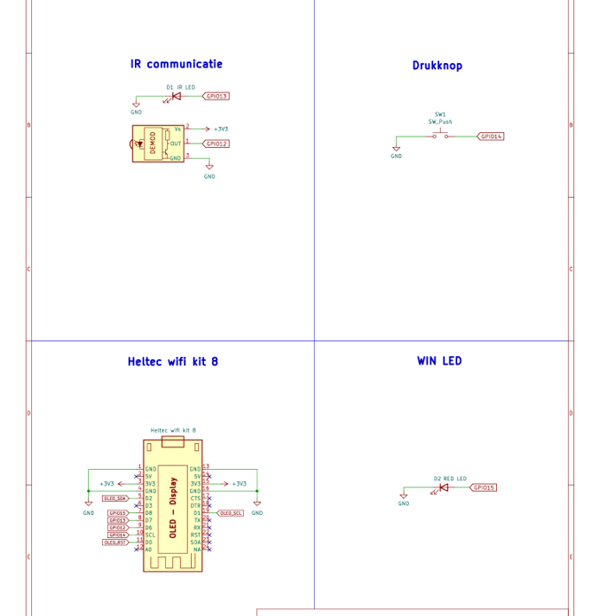 Schakeling op breadboard