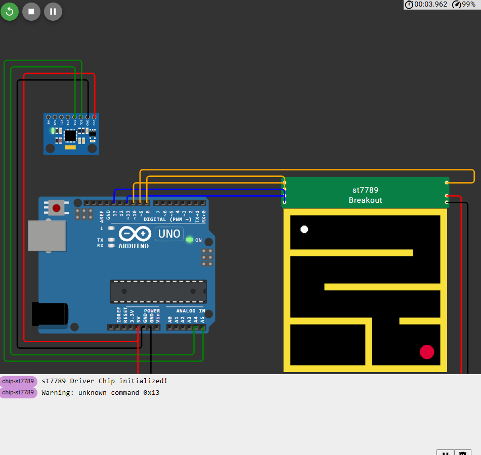 Wokwi Simulator Screenshot